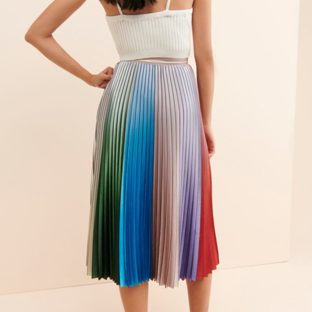 ISO: Anthropologie Bethie Pleated Midi Skirt